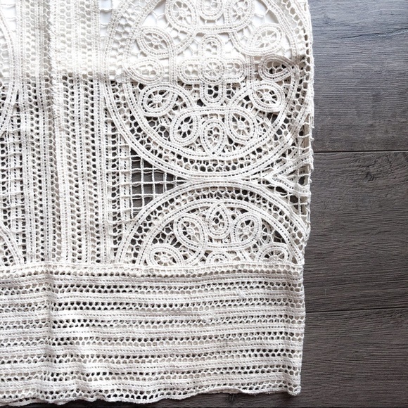 *SOLD* Anthropologie Maeve Crochet Skirt - Picture 2 of 9